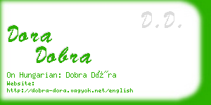 dora dobra business card